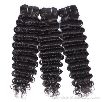 Best Quality Deep Wave 8-30 Inch Indian Virgin Remy Raw Hair Bundle 26 28 30 Inch Human Hair Extensions